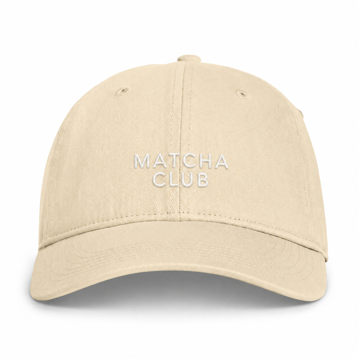 "Matcha Club" Embroidered Cap
