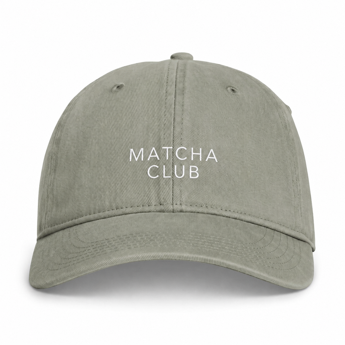 "Matcha Club" Embroidered Cap