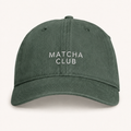 "Matcha Club" Embroidered Cap