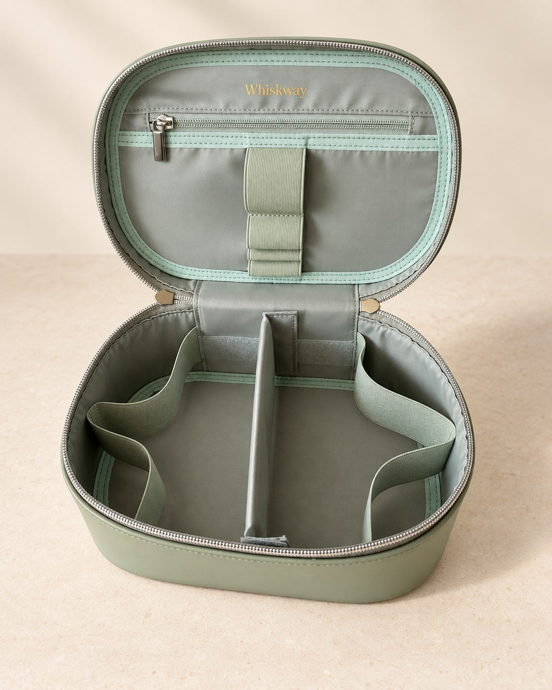 Interior zipper pocket